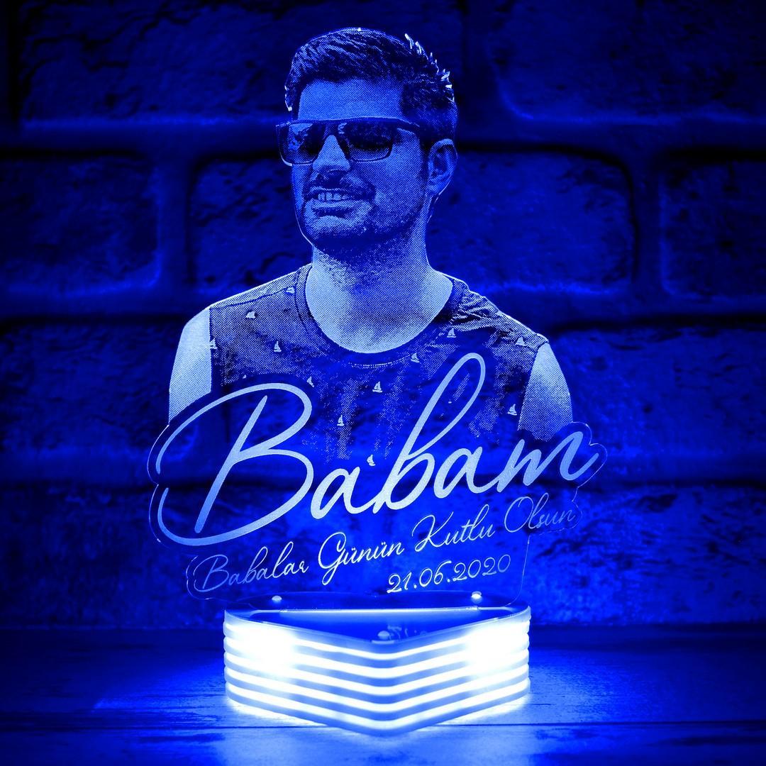 Babalar Günü Hediyesi, Babama Hediye 3D Led Lamba