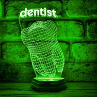Dişçiye, Diş Doktoruna Hediye Dentist 3D Lamba