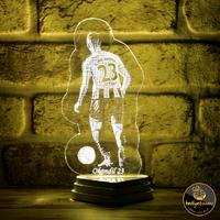 Futbolseverlere, Taraftara Hediye Kişiye Özel 3D Lamba