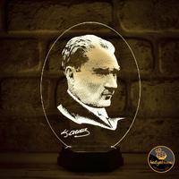 Atatürk Hediyesi Lamba, Atatürk Silüeti Dekoratif Aydınlatma