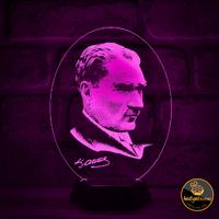 Atatürk Hediyesi Lamba, Atatürk Silüeti Dekoratif Aydınlatma